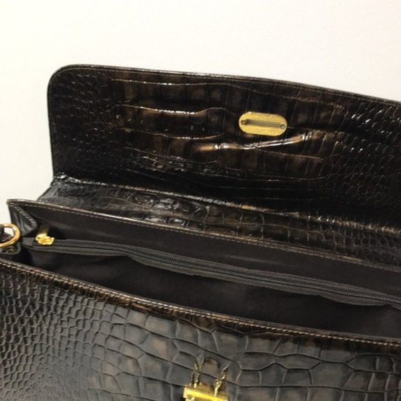 SUSAN NICHOLE Gold-Black Women’s Briefcase - Picture 6 of 7